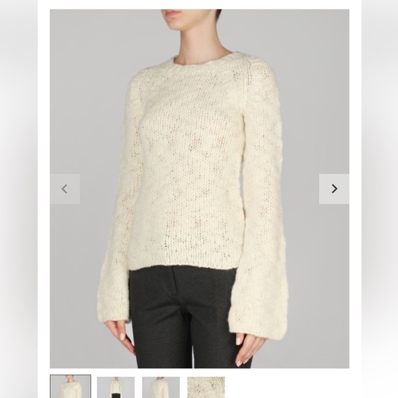 Derek Lam Sweaters - Derek Lam Women's Cream Knit Sweater 100% wool new without tag